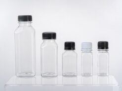 1 Plastic Square Beverage Bottles