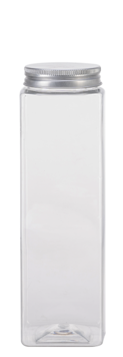 Plastic juice bottles