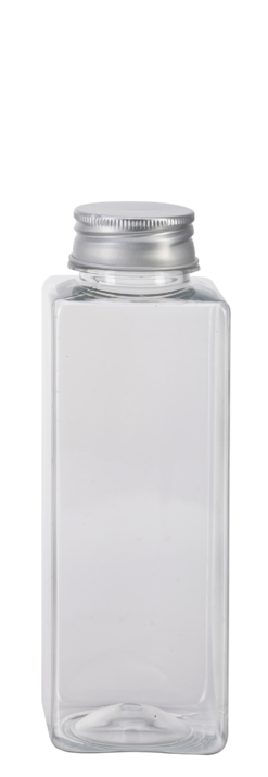 Plastic juice bottles