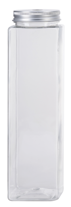 Plastic juice bottles