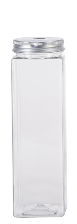 Plastic juice bottles