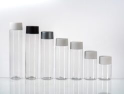 15 Plastic Square Beverage Bottles