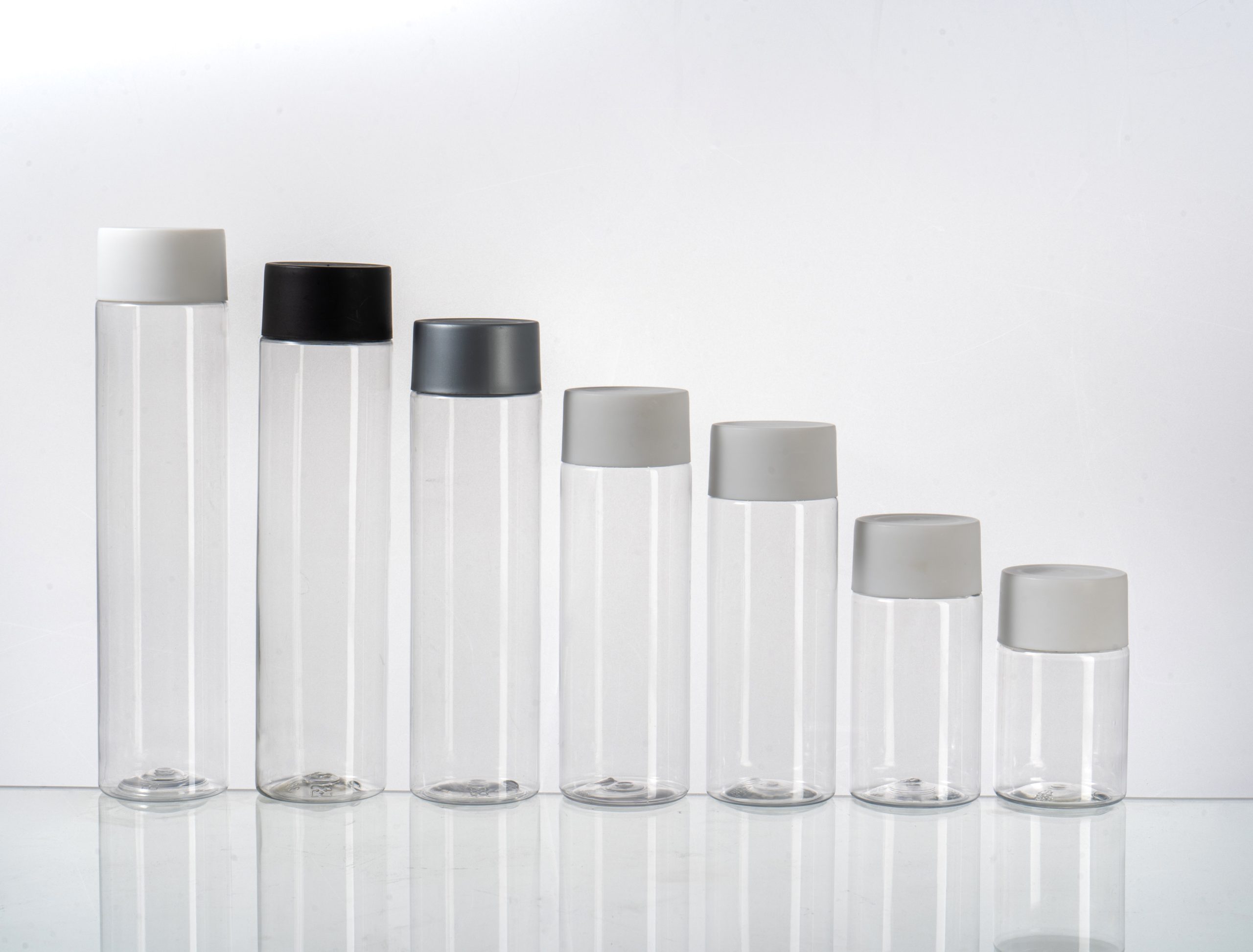 15 Plastic Square Beverage Bottles