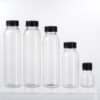 7 Plastic Square Beverage Bottles