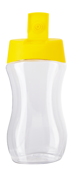 Food Grade 500g Honey Plastic Squeeze Bottles with Silicone Valve Cap