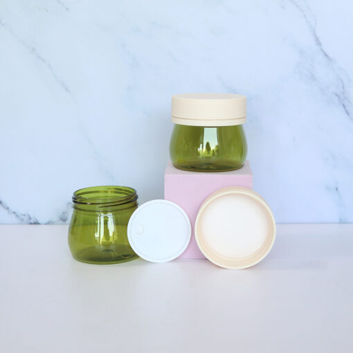 Green Cream Jar