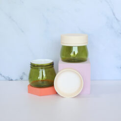 Green Cream Jar