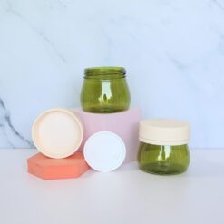 Green Cream Jar