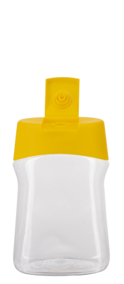 Food Grade 500g Honey Plastic Squeeze Bottles with Silicone Valve Cap