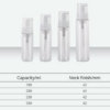 cosmetic luxury unique empty white airless pump bottle