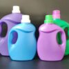 MAYSURE 2L 3L 5L Green Customized Liquid Laundry Detergent Packaging Container HDPE Plastic Liquid Laundry Detergent Bottle
