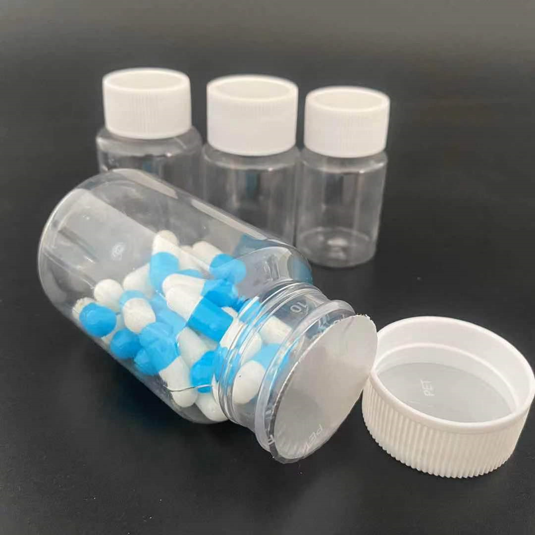 MAYSURE Hight quality Transparent Custom PET Capsule Pill Bottle Medicine Bottle For Pills Tablets Capsules Powder - Image 5