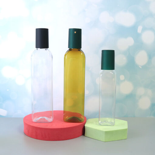 MAYSURE 250ml 500ml Square Thickened Camellia Oil Bottle Sealed Plastic Bottle Vinaigrette Olive Oil Bottle