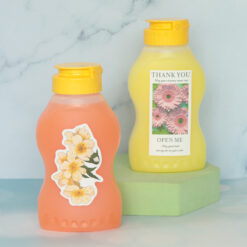 Maysure 360ml Plastic PP Honey Bottles Recyclable PET PCR Bottles Environmental Friendly Plastic Juice Packaging