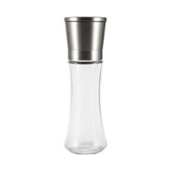 Glass Jar Salt Pepper Mill Grinder Spice Container