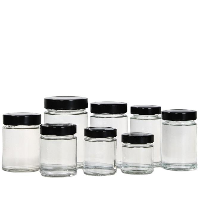 MAYSURE Food Grade Multiple Capacity Round and Hexagonal Honey Glass Bottles - Image 2